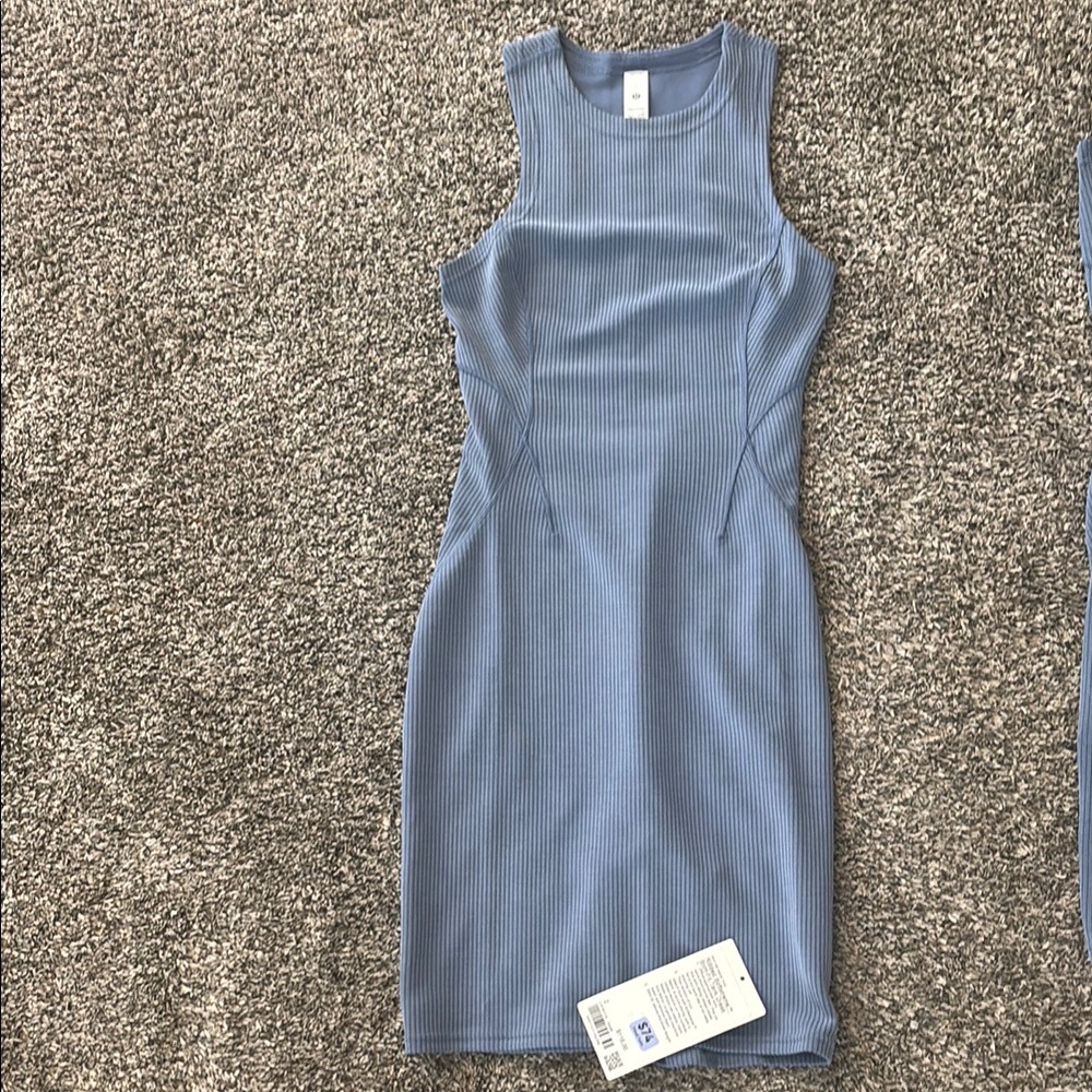 Lululemon Ribbed Softstreme Slim Fit Tank Dress NWT - Picture 4 of 8
